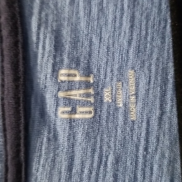 Gap mens pocket tee - size XXL medium blue color, 100% cotton - Picture 7 of 8